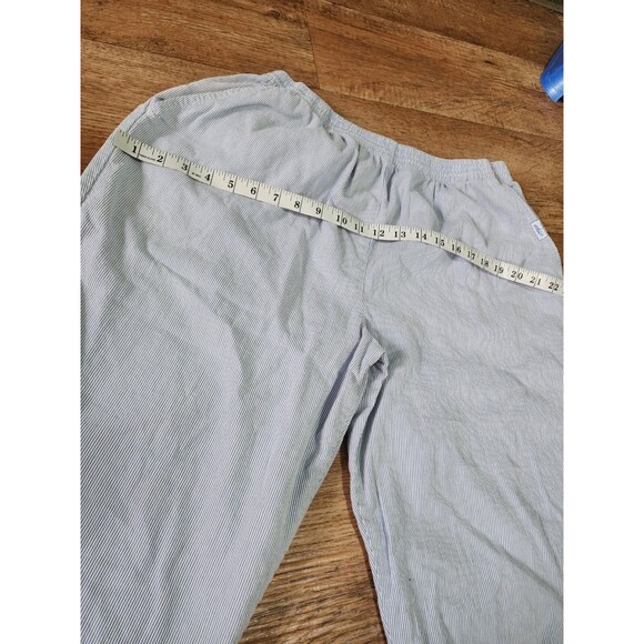 VF Jeanswear Chic Blue Stripes Capri Pants Women's Size 18 - Picture 3 of 6